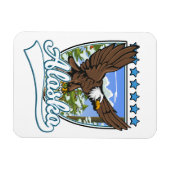 Kalifornien USA Magnet (Horizontal)