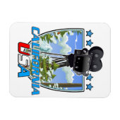 Kalifornien USA Magnet (Horizontal)