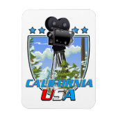 Kalifornien USA Magnet (Vertikal)