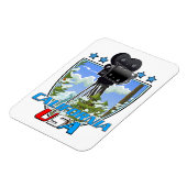 Kalifornien USA Magnet (Linke Seite)