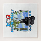 Kalifornien USA Puzzle (Horizontal)
