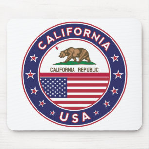 Kalifornien, USA Staaten, Kalifornien T - Shirt Mousepad