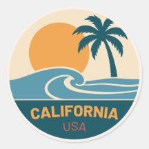Kalifornien USA – Vintage-Reisesticker