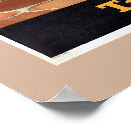 Kalifornien, USA, Vintage Travel Poster (Ecke)