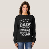Kalifornien-Vater-Spruch Sweatshirt (Vorne ganz)