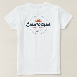 Kalifornien Venice Beach Vintage Sonnenuntergang S T-Shirt