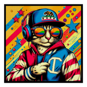 KALIFORNIEN VERSCHWINDETE KATZE 4 POSTER