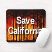 Kalifornien vor Wildbränden gerettet Mousepad (Mit Mouse)