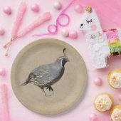 KALIFORNIEN-WACHTELN PAPPTELLER (Party)