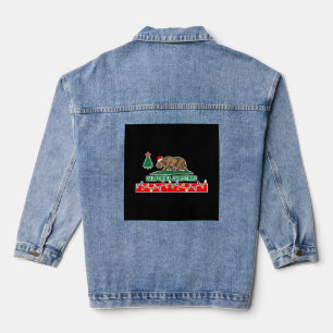 Kalifornien Weihnachten Jeansjacke