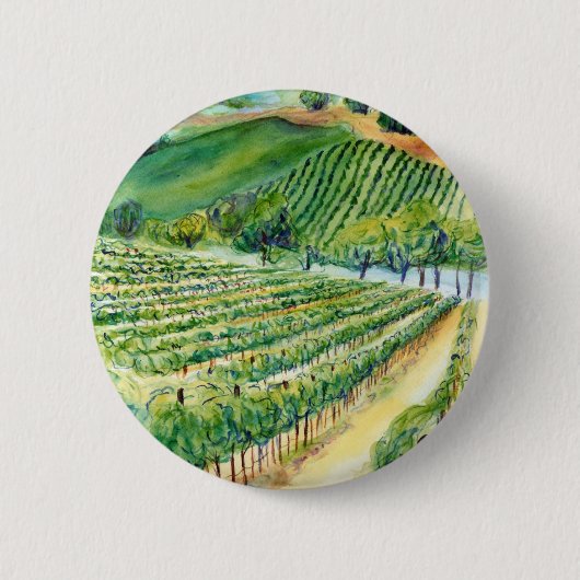 Kalifornien-Weinknopf Button (Vorderseite)