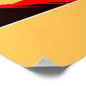 Kalifornien: Wo Sunshine lebt Reiseplakat Poster (Ecke)