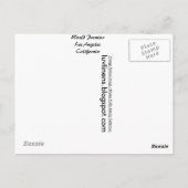 Kalifornien, World Premier, Los Angeles Postkarte (Rückseite)