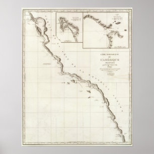 Kalifornien zu EL Rosario Poster