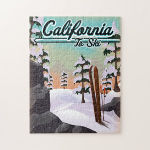 Kalifornien zum Skifahren Puzzle