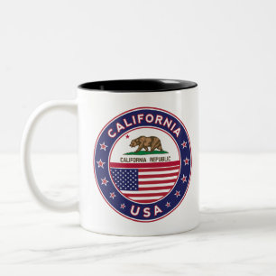 Kalifornien Zweifarbige Tasse