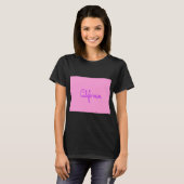 Kaliforniencursive-Shirt T-Shirt (Vorne ganz)