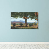 KalifornienDaten wachsen in Coachella Leinwanddruck (Insitu (Holzboden))