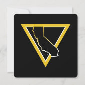 Kaliforniendreieck Einladung (Vorderseite)