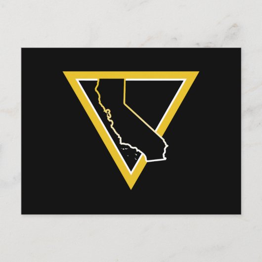 Kaliforniendreieck Postkarte (Vorderseite)