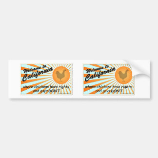 Kaliforniens Gleichgestelltes berichtigt Aufkleber Autoaufkleber
