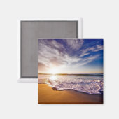 Kaliforniens Sonnenuntergang... schön Magnet (Vorderseite/Rückseite)