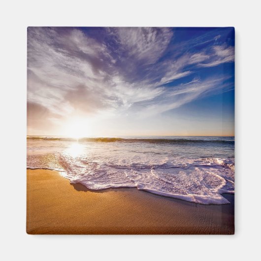 Kaliforniens Sonnenuntergang... schön Magnet (Vorne)