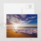 Kaliforniens Sonnenuntergang... schön Postkarte (Vorne/Hinten)