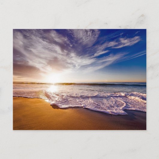 Kaliforniens Sonnenuntergang... schön Postkarte (Vorderseite)