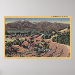 KalifornienScenic Desert View Poster