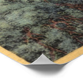 KalifornienSicht auf die Rauchbaumen in der Wüste Poster (Ecke)