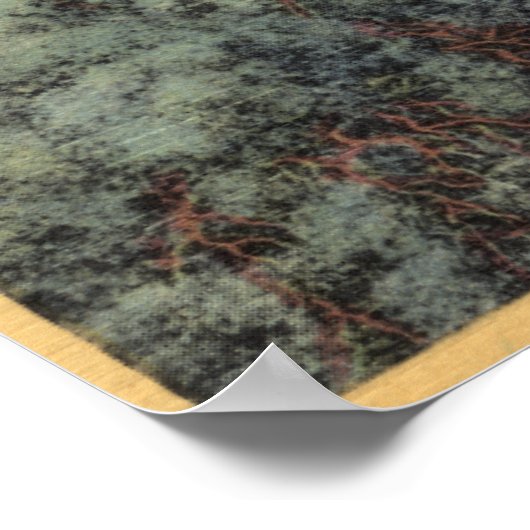 KalifornienSicht auf die Rauchbaumen in der Wüste Poster (Ecke)