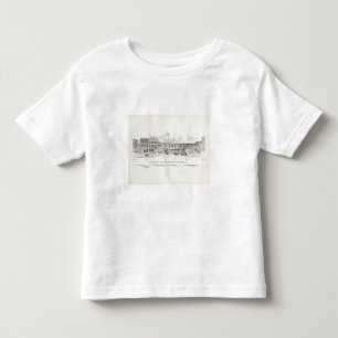 Kaliforniensüdseite Front und Batterie Kleinkind T-shirt