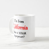 Kalifornientasse Kaffeetasse (Vorderseite Links)