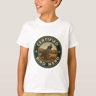Kalifornienwachtel-Vintage-Abzeichen T-Shirt