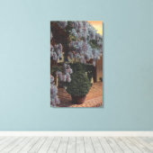 KalifornienWisteria Pflanze in Bloom Leinwanddruck (Insitu (Holzboden))