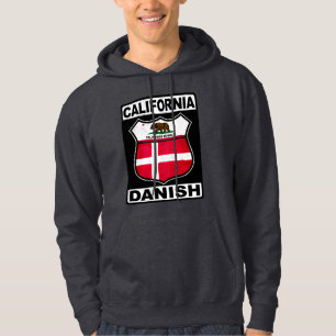 Kalifornisch Dänisch Amerikanisch Hoodie