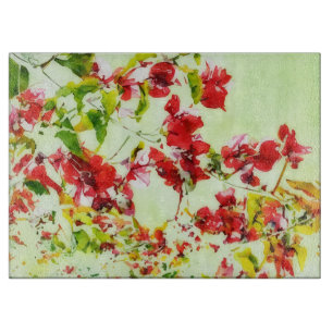 Kalifornische Bougainvillea-Blumen Florale Kunst G Schneidebrett