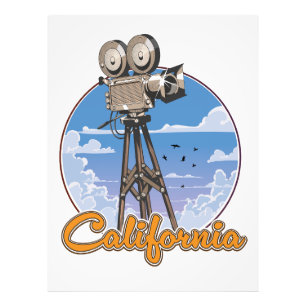 Kalifornische Filmkamera Fotodruck