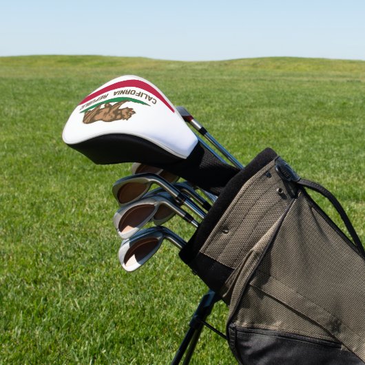 KALIFORNISCHE FLAGE GOLF HEADCOVER (In SItu)