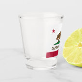 KALIFORNISCHE FLAGE SCHNAPSGLAS (Links)