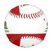 kalifornische Flagge Baseball (Rückseite)
