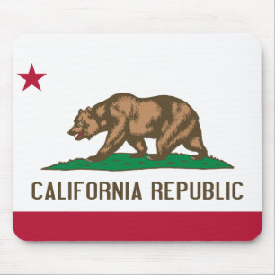 Kalifornische Flagge Mousepad
