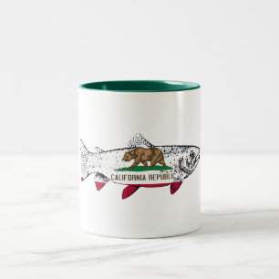 Kalifornische Forelle Zweifarbige Tasse