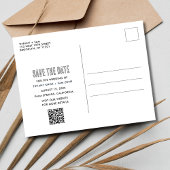 Kalifornische Hochzeit in Urlaubsort Save the Date Postkarte