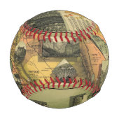 Kalifornische Karte Baseball (Rückseite)