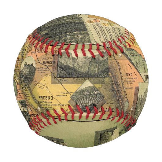 Kalifornische Karte Baseball (Vorderseite)