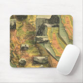 Kalifornische Karte Mousepad (Mit Mouse)