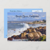 Kalifornische Küste im Pazifikraum Postkarte (Vorne/Hinten)