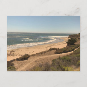 Kalifornische Küstenstrand Aussichtspostkarte Postkarte